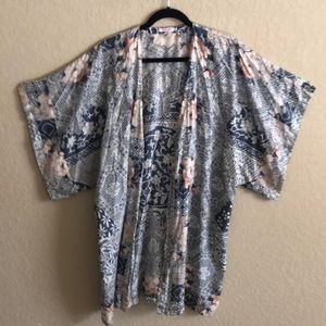 100% Silk Johnny Was Kimono